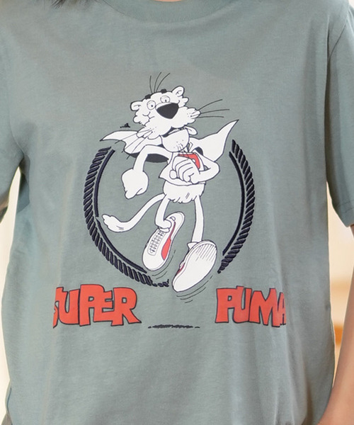 セール】PUMA/プーマ SUPER PUMA ｸﾞﾗﾌｨｯｸ T IB キッズ Tシャツ
