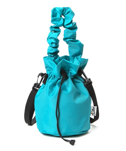 Drifter（ドリフター）の「GATHER HANDLE POUCH／ギャザーハンドルポーチ（ショルダーバッグ・レディース・ブラック/ピンク/ブルー/ケリーグリーン/ブラウン/ピーコックグリーン系・FREE）」の7枚目の写真