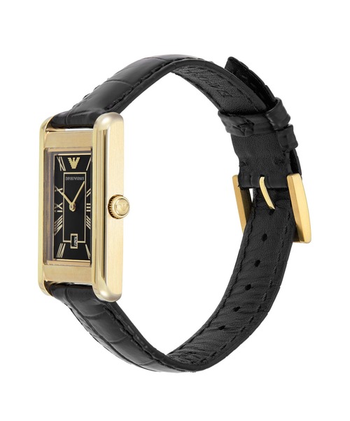 EMPORIO ARMANI（エンポリオアルマーニ）の「エンポリオ・アルマーニ 腕時計 メンズ アナログ レザー AR11666（アナログ腕時計・メンズ・ブラック・FREE）」の3枚目の写真