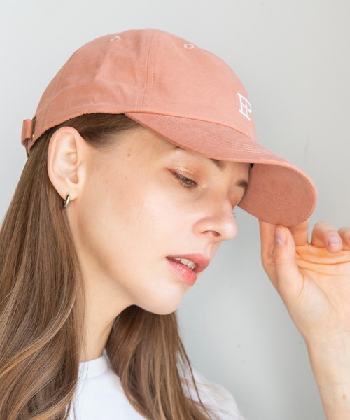 14+（イチヨンプラス）の「フロントIP刺繍キャップ（キャップ・レディース・ピンク/ベージュ/ブルー/ブラック/カーキ・M/LL）」の19枚目の写真