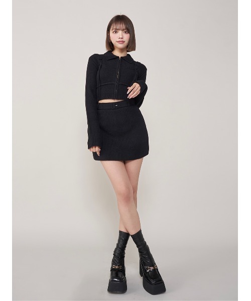 ダーリッチ darich ベルトニットミニスカート ベルトニットミニスカート – Darich (ダーリッチ)