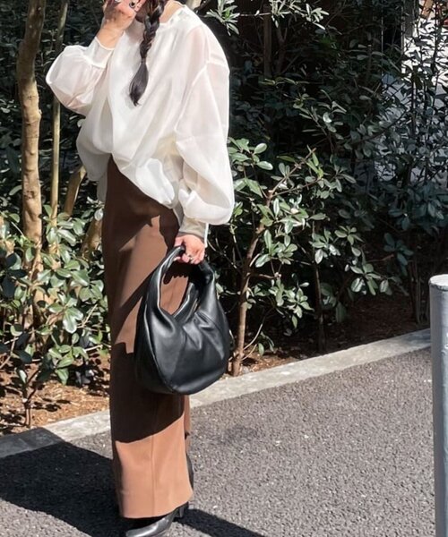 2点セット》インナー付きシアーブラウス【SUM1 STYLE(スミ