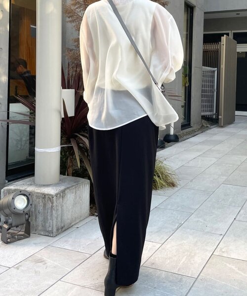 2点セット　インナー付きシアーブラウス【SUM1 STYLE(スミスタイル)】 セール】《2点セット》インナー付きシアーブラウス【SUM1 STYLE