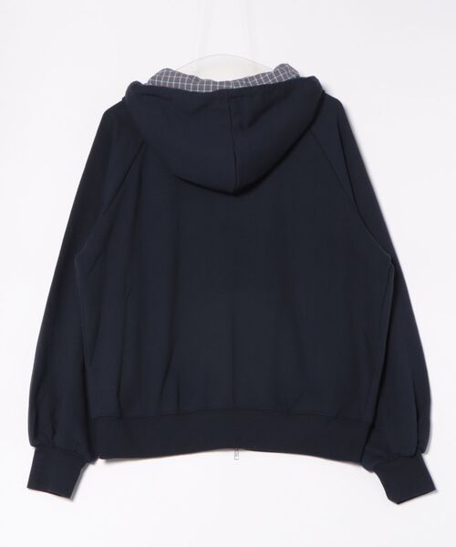 nemne store（ネンネストア）の「【keel】チェックロゴジップフーディ（パーカー・レディース・杢グレー/ネイビー・MEDIUM/SMALL）」の16枚目の写真