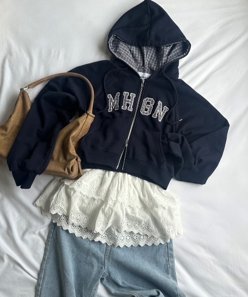 パーカー 「eL」Short Zip Hoodie/287468 レディース パーカー 「eL」Short Zip Hoodie&frasl;287468 レディース