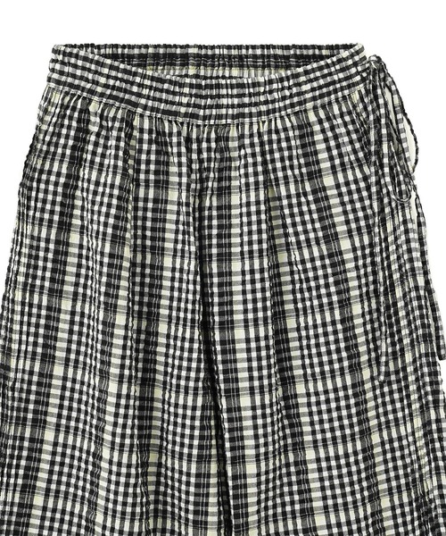 ROSE BUD（ローズバッド）の「CHECK SUCKER EASY PANTS（その他パンツ・レディース・ブラック/ベージュ/オレンジ・ONE SIZE）」の11枚目の写真