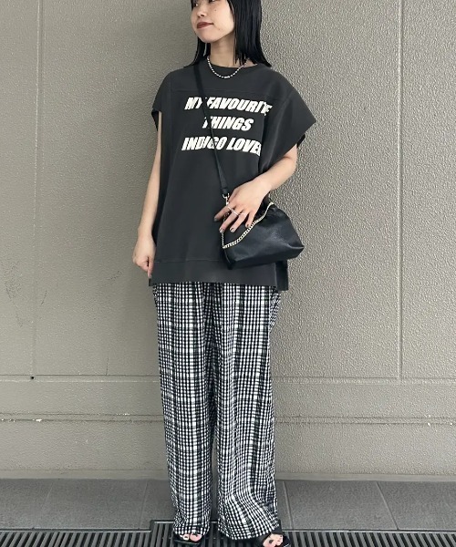 CHECK SUCKER EASY PANTS（その他パンツ）｜ROSE BUD（ローズ