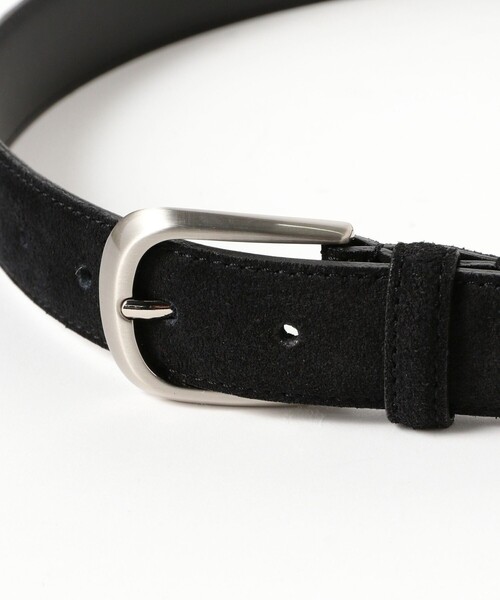 B:MING by BEAMS（ビーミングバイビームス）の「ベロアレザー ドレス ベルト 25SS（ベルト・メンズ・ブラック/ダークブラウン・MEDIUM/LARGE）」の3枚目の写真