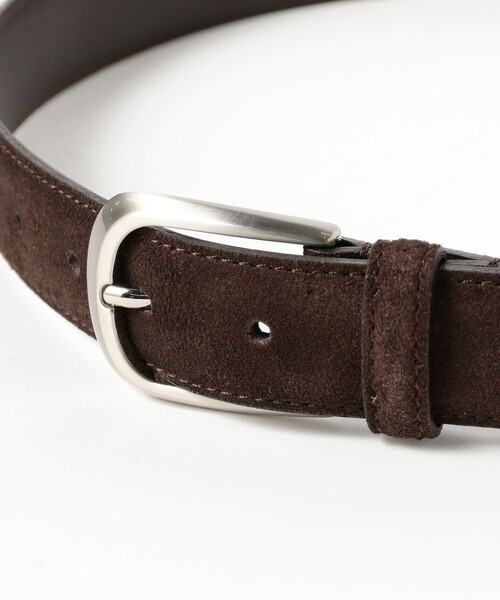 B:MING by BEAMS（ビーミングバイビームス）の「ベロアレザー ドレス ベルト 25SS（ベルト・メンズ・ブラック/ダークブラウン・MEDIUM/LARGE）」の6枚目の写真
