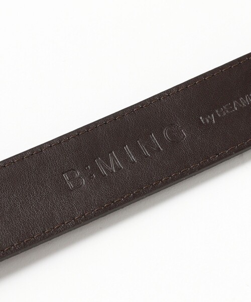 B:MING by BEAMS（ビーミングバイビームス）の「ベロアレザー ドレス ベルト 25SS（ベルト・メンズ・ブラック/ダークブラウン・MEDIUM/LARGE）」の7枚目の写真