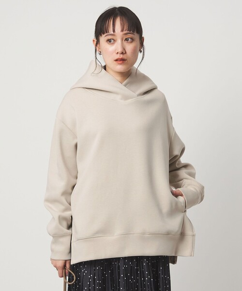 green label relaxing（グリーンレーベルリラクシング）の「【WEB限定】＜at ease＞ダンボール フーディ（パーカー・レディース・ライトグレー/ブラック/ベージュ・FREE）」の22枚目の写真