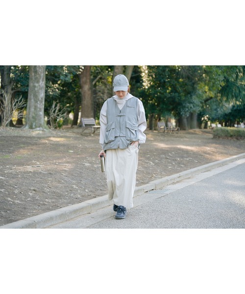 Snow Peak（スノーピーク）の「TAKIBI Light Ripstop Skirt 難燃（スカート・メンズ・ブラック/アイボリー/ネイビー・1/2/3）」の6枚目の写真