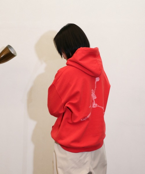 セール】THRIFTY LOOK / スリフティールック JUMP SKULL PULL HOODIE