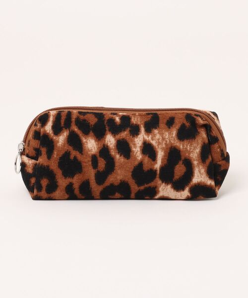 セール】Liaa/レオパード 豹柄 ペンケース ポーチ A18571（ポーチ