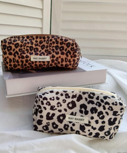 Liaa/レオパード 豹柄 ペンケース ポーチ A18571（ポーチ）｜tone