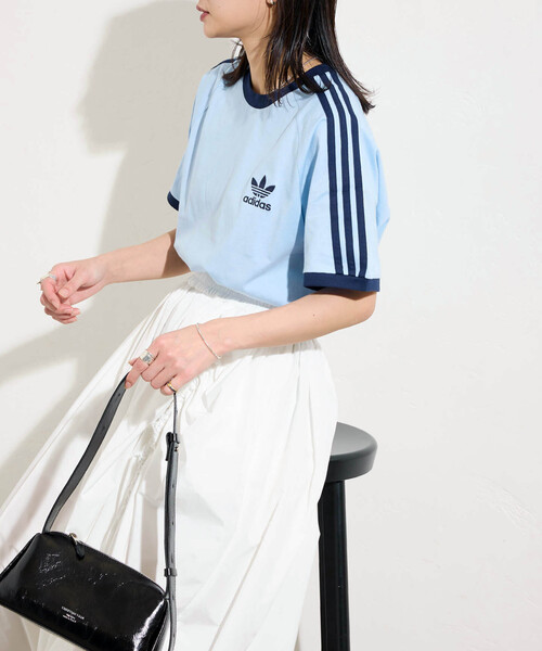 24SS新作ベーシックTシャツ【Adidas】3 STRIPE TEE 2色◆送料込 セール】【adidas originals / アディダス オリジナルス】3