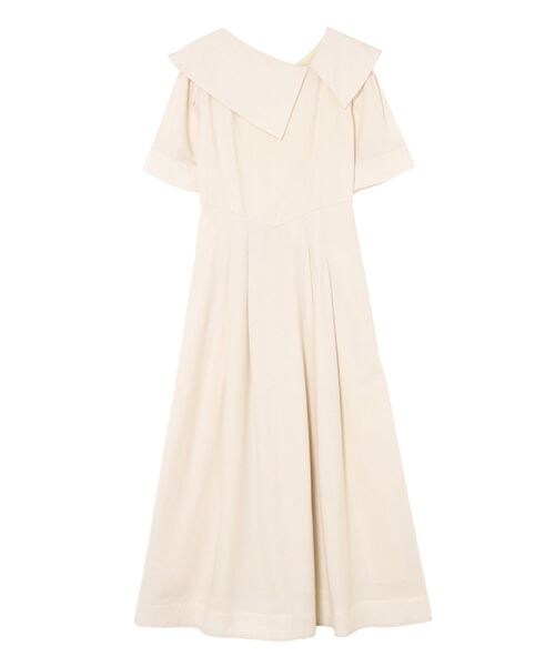 LAGUNAMOON(ラグナムーン)の「アシメカラーネックワンピース(ワンピース・レディース・チャコールグレー/アイボリー/グリーン・MEDIUM/SMALL)」の20枚目の写真