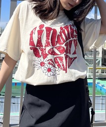 【MODISH GAZE】ハート ピグメントTシャツ