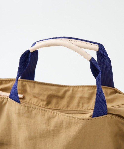 EARTH MADE（アースメイド）の「【WEB限定】【EARTH MADE】10ポケット 2WAYトートバッグ（トートバッグ・レディース・ブラック/ライトベージュ/ライトグレー/キャメル・フリー）」の8枚目の写真