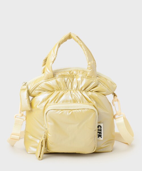 GALLEST（ギャレスト）の「【CONTROL FREAK ／ CTFK】2WAYクッションミニバッグ（ハンドバッグ・レディース・ブラック/シルバー/イエロー系その他・00）」の2枚目の写真