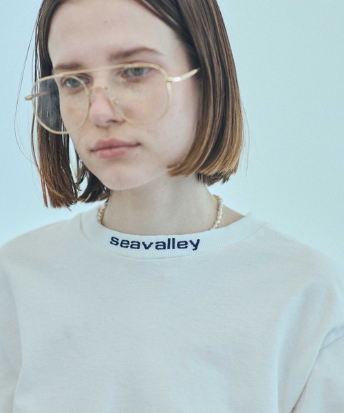 SEA(シー)の「SEAVALLEY スケーターL/S TEE(Tシャツ/カットソー・レディース・ブルー/ブラック/ホワイト・0/1/2)」の5枚目の写真