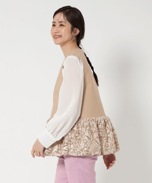 UNITED ARROWS（ユナイテッドアローズ）の「フラワー サテン コンビ