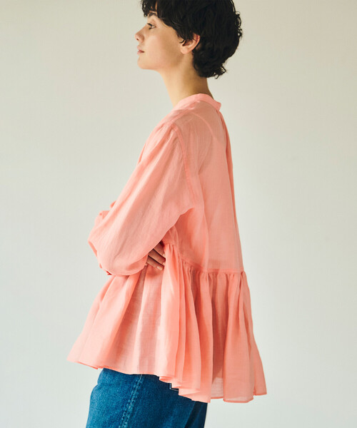 ESTNATION / ラミーギャザーシャツ｜ESTNATION ONLINE STORE