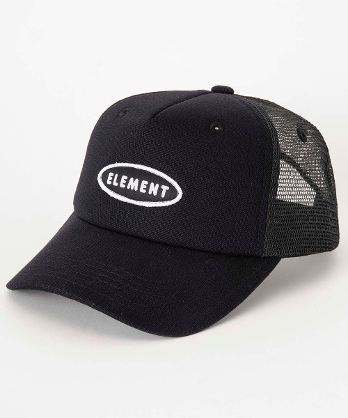 ELEMENT（エレメント）の「ELEMENT メンズ UNION MESH CAP キャップ 【2025年春夏モデル】/エレメントロゴワッペンメッシュキャップ（キャップ・メンズ・ブラック・FREE）」の2枚目の写真