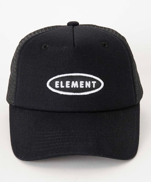 ELEMENT（エレメント）の「ELEMENT メンズ UNION MESH CAP キャップ 【2025年春夏モデル】/エレメントロゴワッペンメッシュキャップ（キャップ・メンズ・ブラック・FREE）」の3枚目の写真