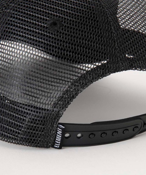ELEMENT（エレメント）の「ELEMENT メンズ UNION MESH CAP キャップ 【2025年春夏モデル】/エレメントロゴワッペンメッシュキャップ（キャップ・メンズ・ブラック・FREE）」の8枚目の写真