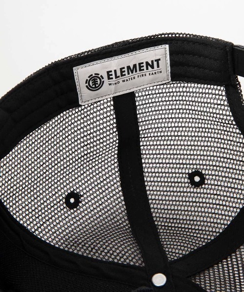 ELEMENT（エレメント）の「ELEMENT メンズ UNION MESH CAP キャップ 【2025年春夏モデル】/エレメントロゴワッペンメッシュキャップ（キャップ・メンズ・ブラック・FREE）」の10枚目の写真