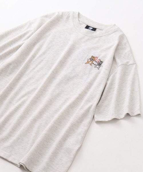 Tom＆Jerry（トムアンドジェリー）の「【Tom & Jerry/トム & ジェリー】サガラ刺繍ハーフスリーブTシャツ（Tシャツ/カットソー・メンズ・ネイビー/ブラック/ブルーグレー/オートミール・LL/L/M）」の11枚目の写真