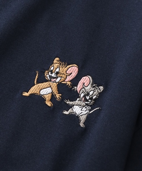 Tom＆Jerry（トムアンドジェリー）の「【Tom & Jerry/トム & ジェリー】サガラ刺繍ハーフスリーブTシャツ（Tシャツ/カットソー・メンズ・ネイビー/ブラック/ブルーグレー/オートミール・LL/L/M）」の17枚目の写真