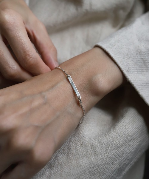 TEN.（テン）の「SILVER925 フラットケーブルチェーンブレスレット（ネックレス・レディース・シルバー・FREE）」の3枚目の写真