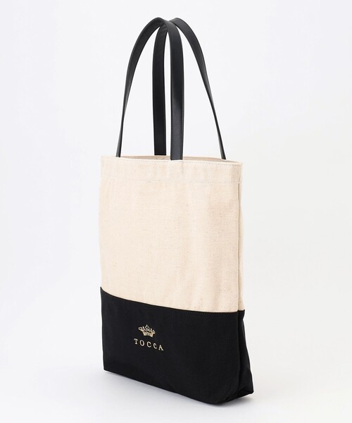 TOCCA(トッカ)の「CITTA CARINA TOTEBAG トートバッグ(トートバッグ・レディース・ブラック系2/ライトグレー系/ゴールド系5/アイボリー系・F)」の10枚目の写真