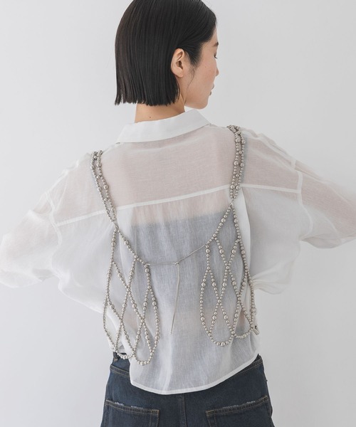 JEANASIS(ジーナシス)の「エンベリッシュビスチェ/327481(その他トップス・レディース・ブラウン系その他/シルバー・FREE)」の21枚目の写真