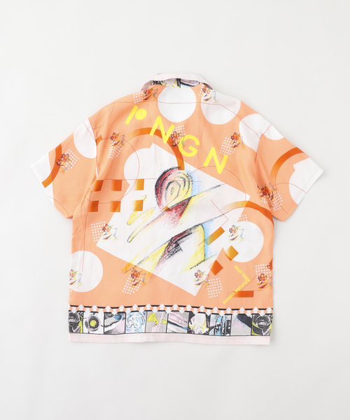 PHINGERIN（フィンガリン）の「PHINGERIN / フィンガリン DRAW SUMMER SHIRT PD-251-SST-012（シャツ/ブラウス・メンズ・オレンジ・FREE）」の2枚目の写真