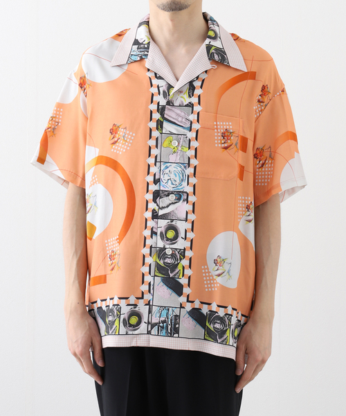 PHINGERIN（フィンガリン）の「PHINGERIN / フィンガリン DRAW SUMMER SHIRT PD-251-SST-012（シャツ/ブラウス・メンズ・オレンジ・FREE）」の5枚目の写真