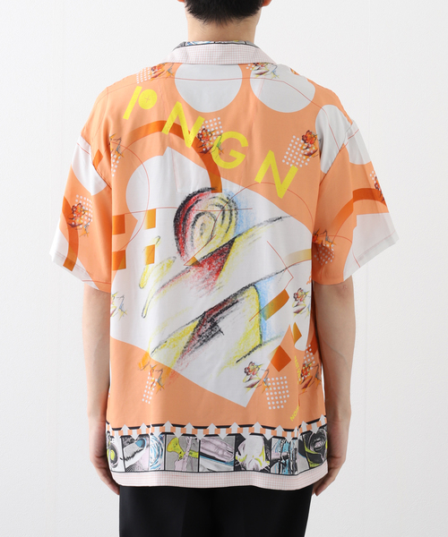 PHINGERIN（フィンガリン）の「PHINGERIN / フィンガリン DRAW SUMMER SHIRT PD-251-SST-012（シャツ/ブラウス・メンズ・オレンジ・FREE）」の7枚目の写真