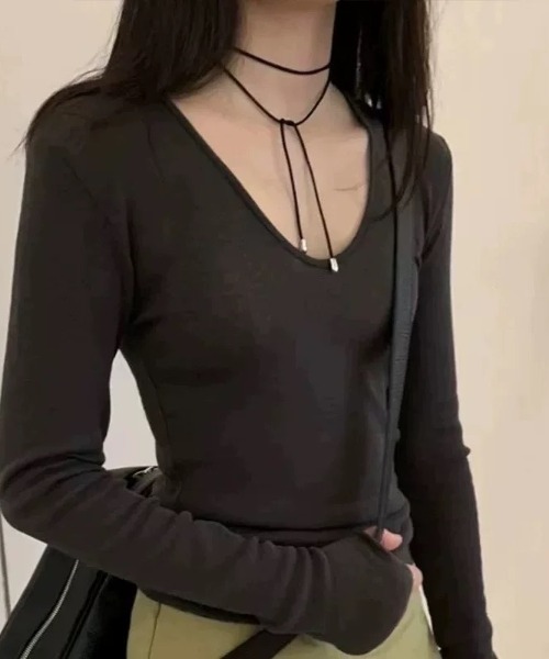 E&C closet…(イーアンドシークローゼット)の「紐 チョーカー ネックレス(ネックレス・レディース・ブラック・FREE)」の18枚目の写真