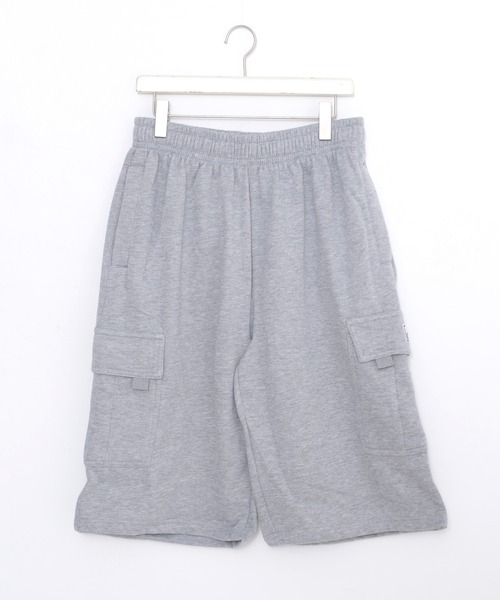 PRO CLUB (プロクラブ)の「PRO CLUB プロクラブ FLEECE CARGO SHORTS フリースカーゴショーツ スウェットパンツ(スウェットパンツ・メンズ・ブラック/グレー/チャコール/ネイビー・S/M/L/XL)」の3枚目の写真