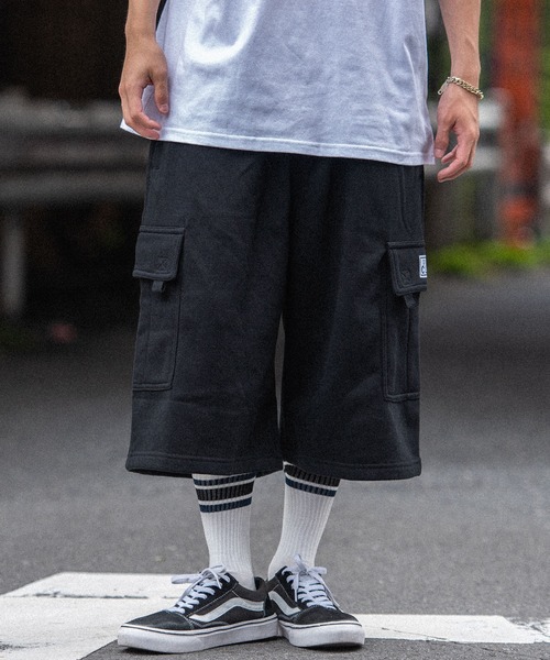 PRO CLUB (プロクラブ)の「PRO CLUB プロクラブ FLEECE CARGO SHORTS フリースカーゴショーツ スウェットパンツ(スウェットパンツ・メンズ・ブラック/グレー/チャコール/ネイビー・S/M/L/XL)」の6枚目の写真