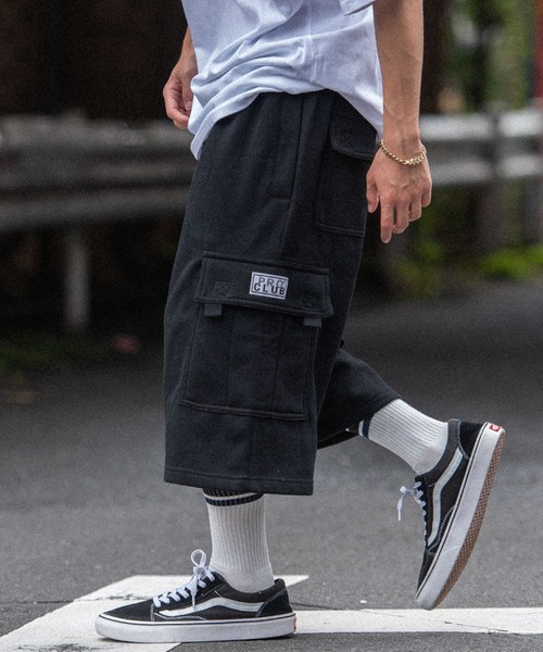 PRO CLUB (プロクラブ)の「PRO CLUB プロクラブ FLEECE CARGO SHORTS フリースカーゴショーツ スウェットパンツ(スウェットパンツ・メンズ・ブラック/グレー/チャコール/ネイビー・S/M/L/XL)」の8枚目の写真