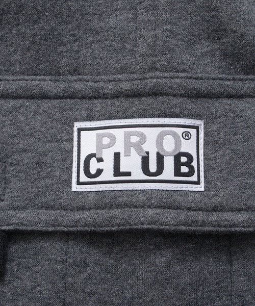 PRO CLUB (プロクラブ)の「PRO CLUB プロクラブ FLEECE CARGO SHORTS フリースカーゴショーツ スウェットパンツ(スウェットパンツ・メンズ・ブラック/グレー/チャコール/ネイビー・S/M/L/XL)」の18枚目の写真