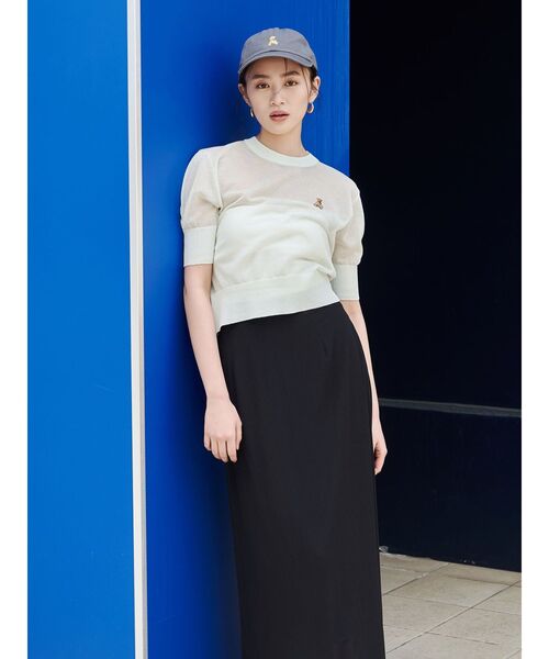 LAGUNAMOON【POLO BCSコラボ】シアーベアニットプルオーバー POLO BCSコラボ】シアーベアニットプルオーバー（Tシャツ