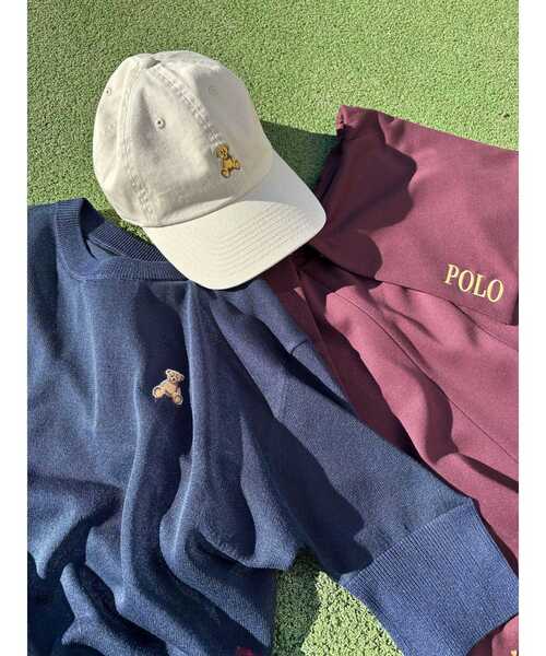 POLO BCS(ポロ ビーシーエス)の「【POLO BCSコラボ】シアーベアニットプルオーバー(Tシャツ/カットソー・レディース・ネイビー/アイボリー/ライトグリーン/ピンク・FREE)」の10枚目の写真