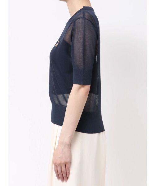 POLO BCS(ポロ ビーシーエス)の「【POLO BCSコラボ】シアーベアニットプルオーバー(Tシャツ/カットソー・レディース・ネイビー/アイボリー/ライトグリーン/ピンク・FREE)」の16枚目の写真
