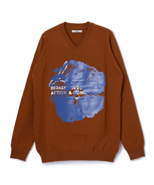 NON TOKYO（ノントーキョー）の「FLOWER PRINT KNIT（ニット/セーター・レディース・ブラック・2/1）」の4枚目の写真