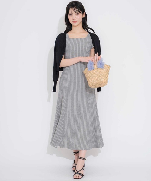 NOELA（ノエラ）の「ベーシックニットカーデ（カーディガン/ボレロ・レディース・イエロー/ネイビー/ピンク/ブラック/オフホワイト・フリー）」の16枚目の写真