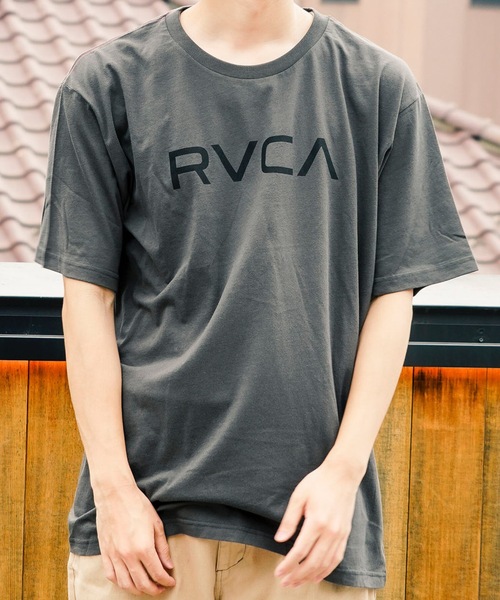 RVCA Mens RVCA PFP SS T — футболка мужская (модель лето 2025), полу‑оверсайз с логотипом